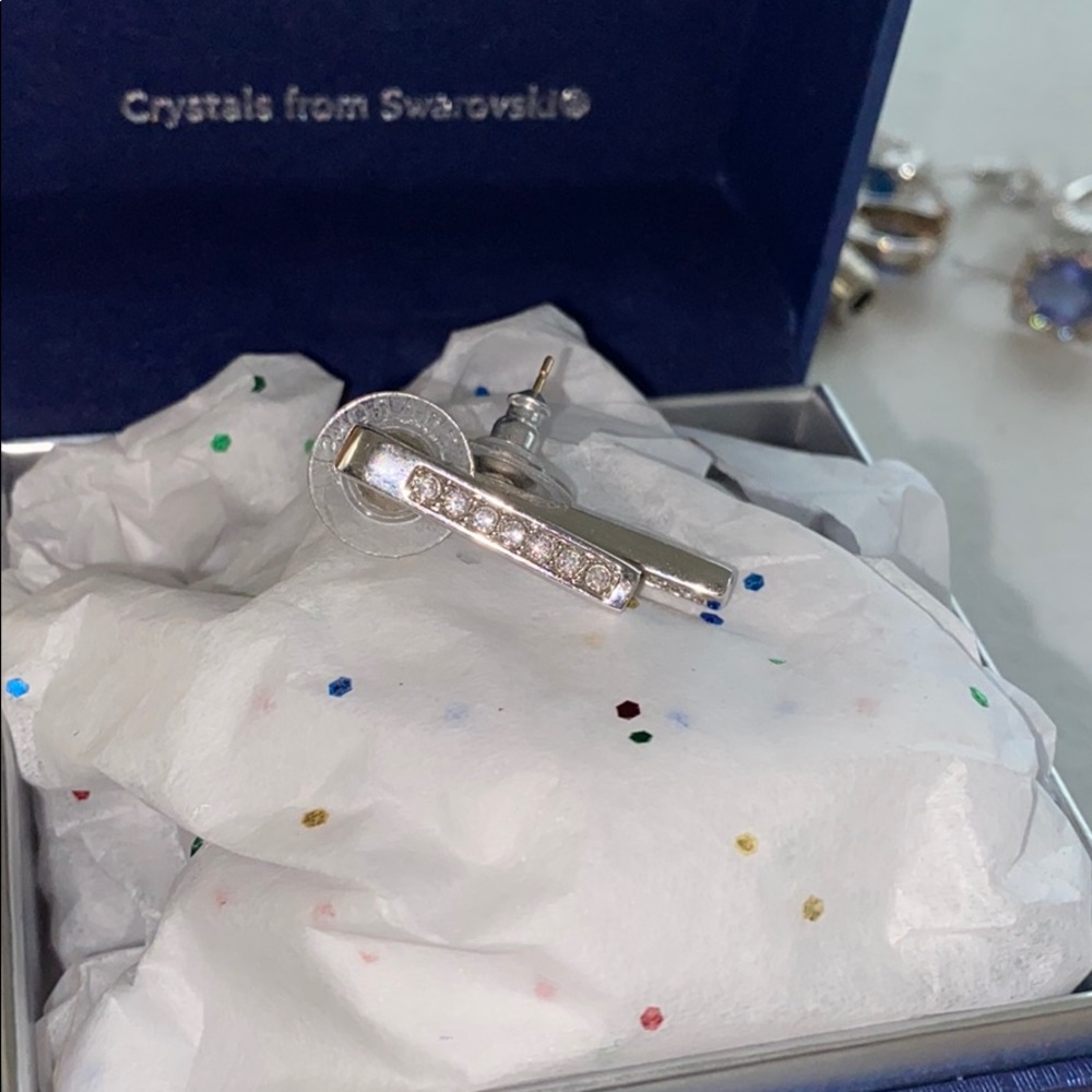 Swarovski Crystal Stick earrings